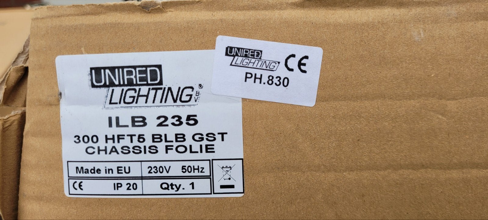 UNIRED LIGHTING TL-armatuur ILB 235 met 2 TL-buizen, Nieuw, TL-buis, Warm wit, Ophalen