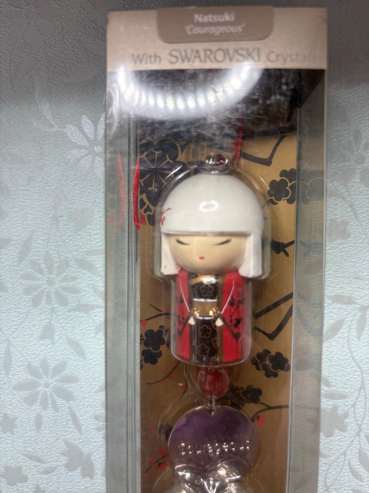 Kimmidoll Natsuki 'Courageous' talisman hanger Swarovski, Ophalen of Verzenden, Nieuw