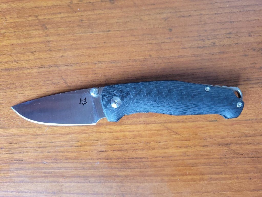 Fox FX-528 Carbon Fiber Elmax mes, Ophalen of Verzenden, Zo goed als nieuw