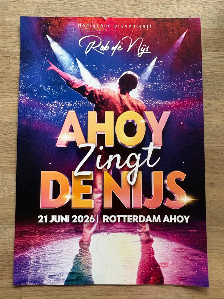 2 tickets Ahoy Zingt De Nijs, Twee personen, Juni