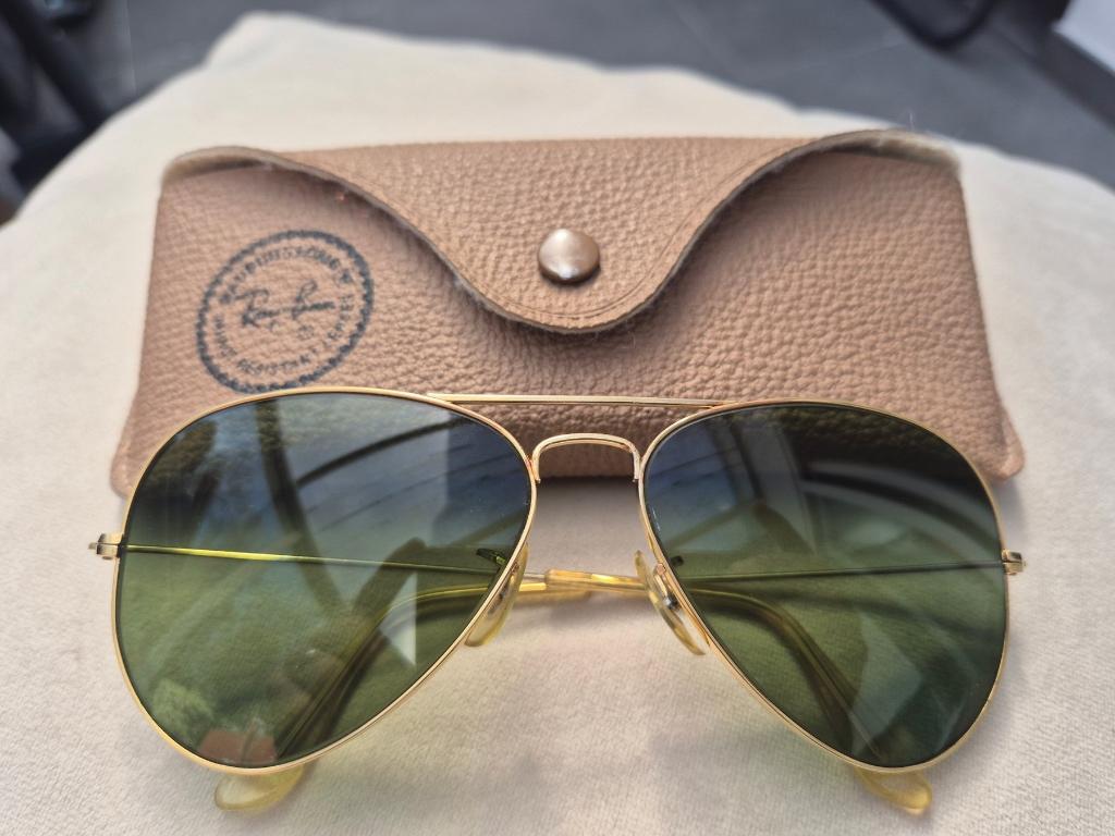 Ray Ban Vintage zonnebril jaren 60 met Bausch & Lomb glazen, Zonnebril, Ophalen of Verzenden, Zo goed als nieuw, Ray-Ban