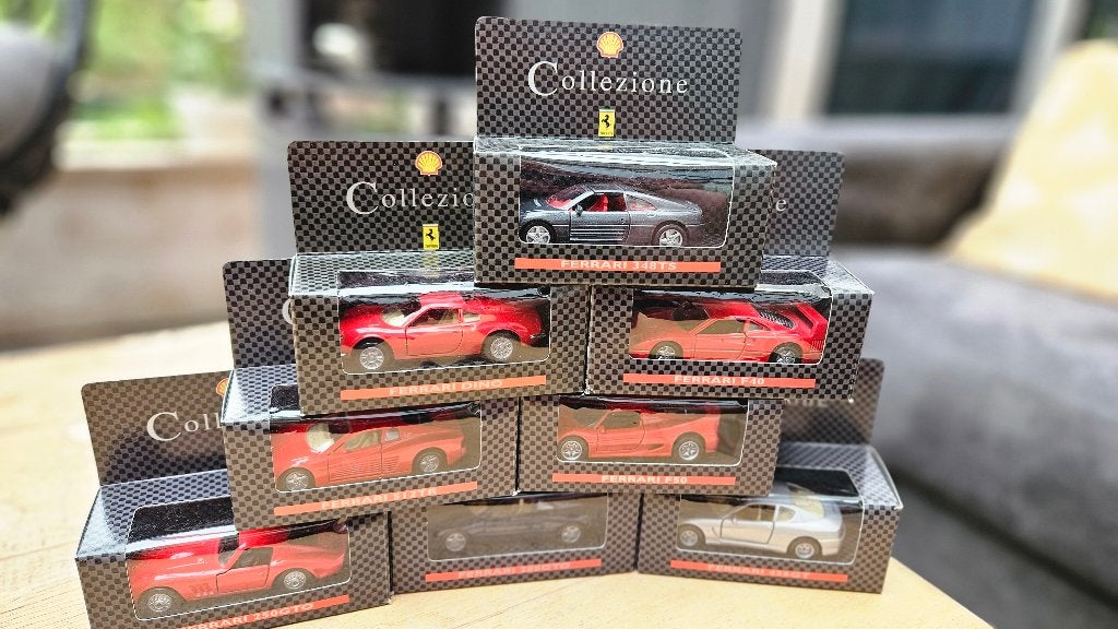 Shell Collezione Ferrari modelauto, Ophalen of Verzenden, Zo goed als nieuw, Auto, Overige merken