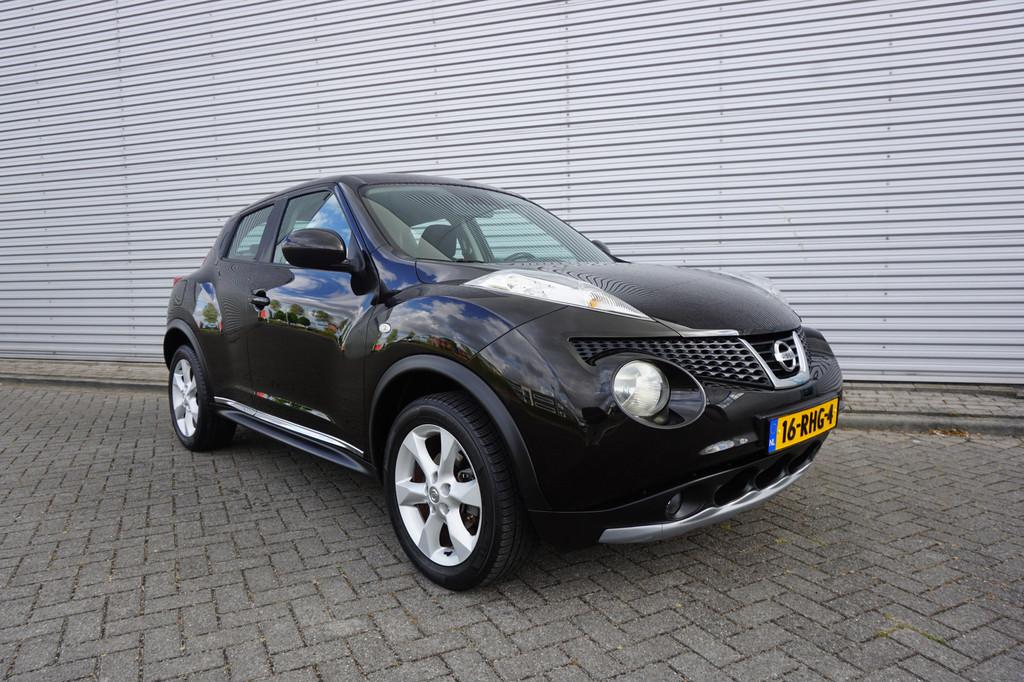 Nissan Juke 1.6 Acenta Climate / Cruise / Elektr. ramen / Lm, Auto's, Euro 5, Stof, 4 cilinders, Origineel Nederlands