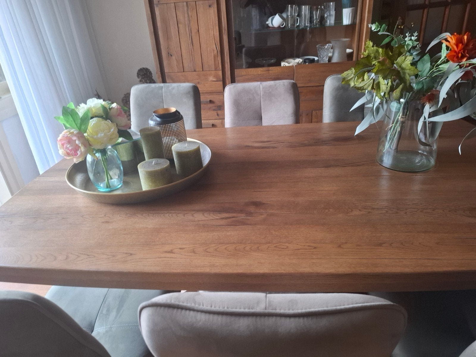 Hender & Hazel eettafel 180x98 cm, Huis en Inrichting, Tafels | Eettafels, Ophalen, Gebruikt, Eikenhout, 50 tot 100 cm