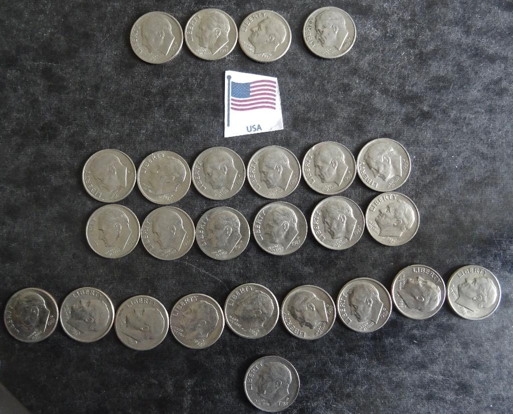Munten USA, Postzegels en Munten, Munten | Amerika, Verzenden, Noord-Amerika