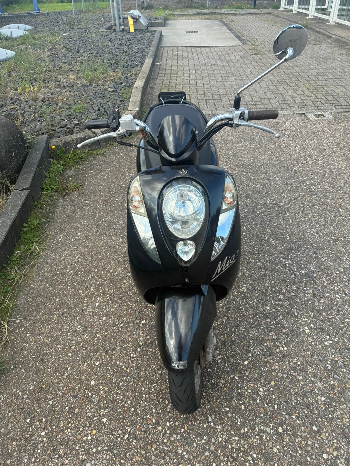 Sym mio 100cc snor plaat, Ophalen of Verzenden, Zo goed als nieuw, Benzine, Mio