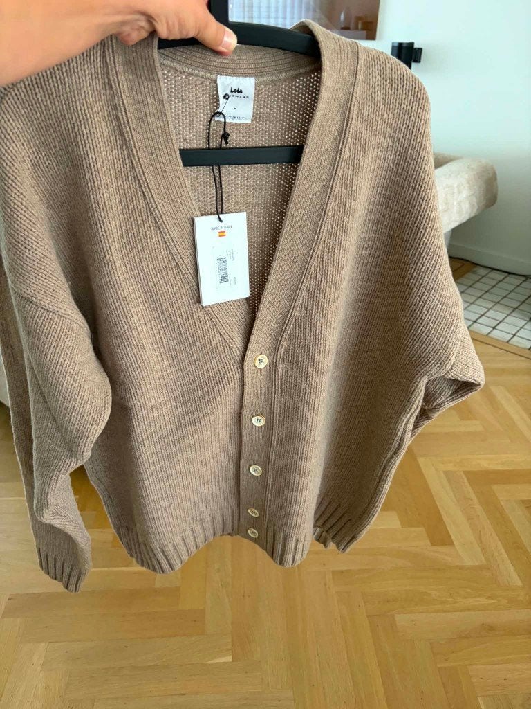luxe gebreid Dames vest van het merk Lois Maat M, Maat 38/40 (M), Beige, Nieuw, Ophalen of Verzenden