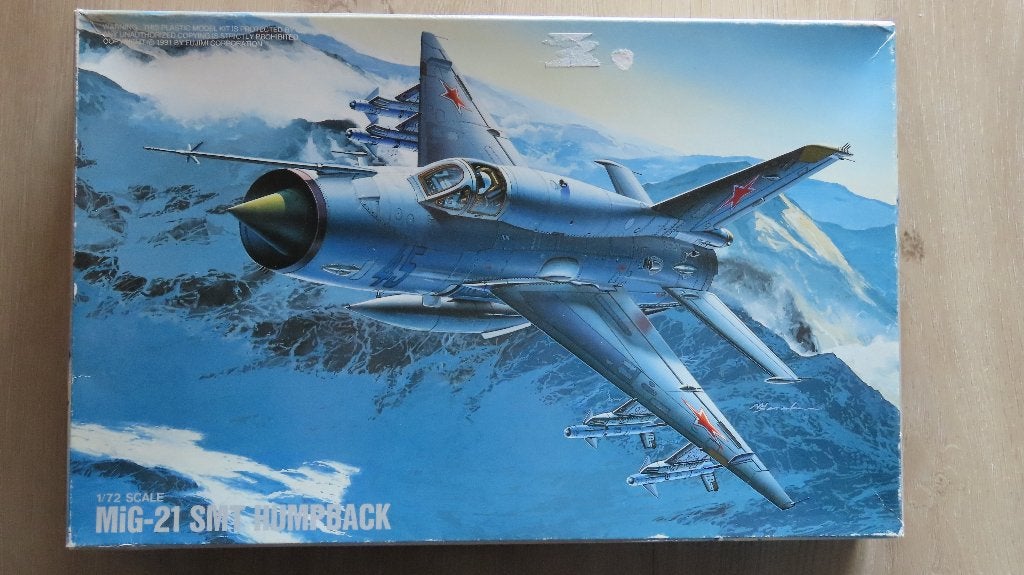 Mig-21 SMT 'Humpback' Fujimi 1/72, Overige merken, 1:72 tot 1:144, Gebruikt, Ophalen of Verzenden