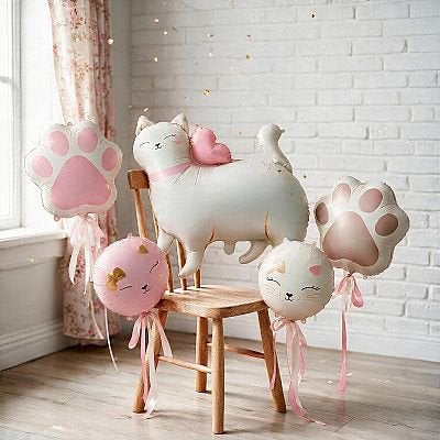 5-delige folue ballonbrn set Sweet Cat, Dieren en Toebehoren, Nieuw, Ophalen of Verzenden, Info@sweet-one.nl, Struikheide 64,3069lh,rotterdam