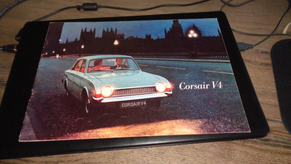 Folder  FORD  CORSAIR V4  ,  6-1971, Verzenden, Zo goed als nieuw, Ford