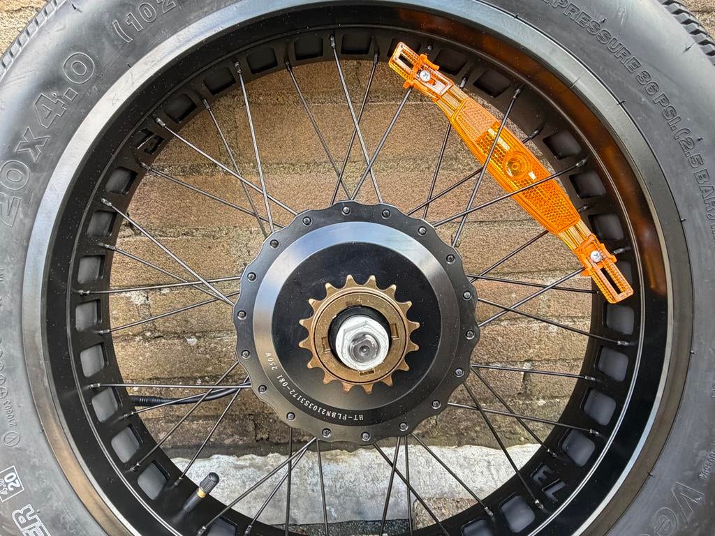 Nieuwe Super73 Fatbike Wielset 20x4 met Hub Motor €150/200, Overige materialen, Nieuw, Ophalen, Elektrische fiets