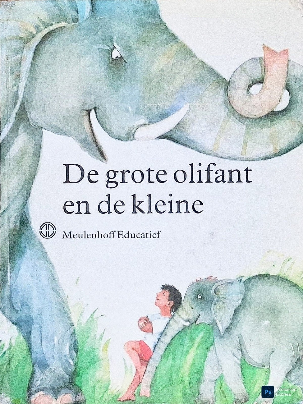 De Grote Olifant En De Kleine, Gelezen, Jongen of Meisje, Ophalen of Verzenden, Voorleesboek