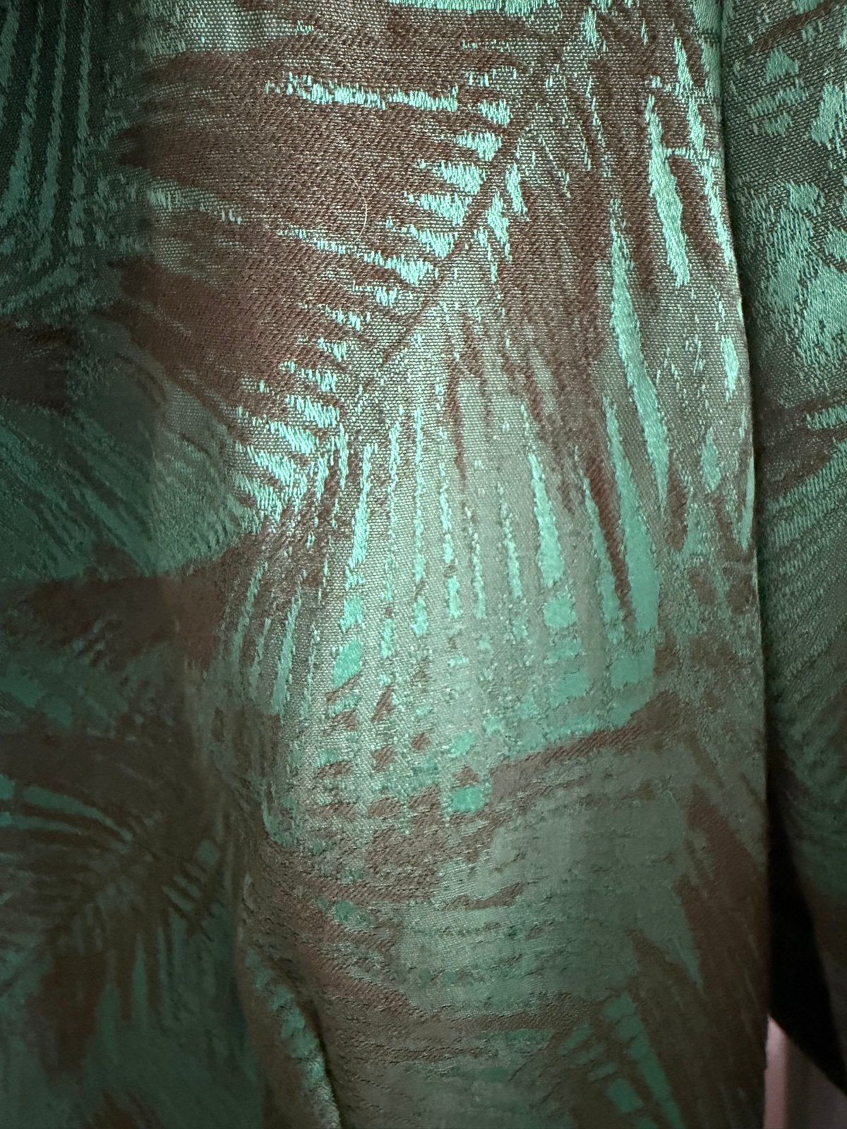 Expresso Groen Jasje met Palmbladprint - Maat 38, Maat 38/40 (M), Ophalen of Verzenden, Zo goed als nieuw, Jasje