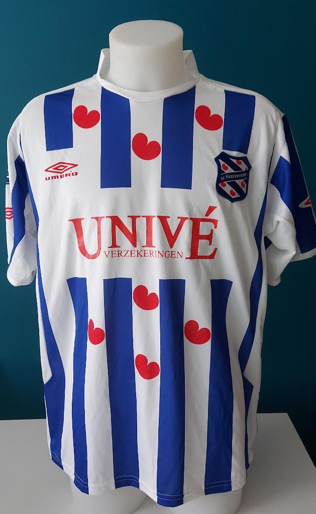 Matchworn Europa League voetbalshirt Drost Heerenveen, Verzamelen, Sportartikelen en Voetbal, Verzenden, Gebruikt, Overige binnenlandse clubs