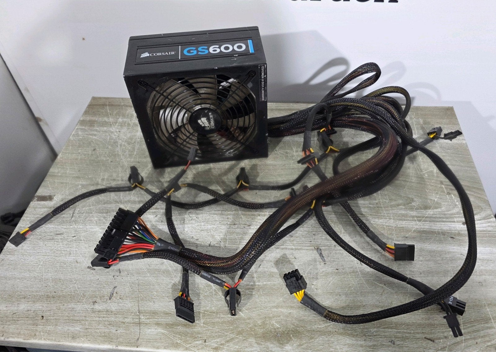 Corsair 600w max voeding psu power supply gs600, Gebruikt, ., Ophalen of Verzenden, .