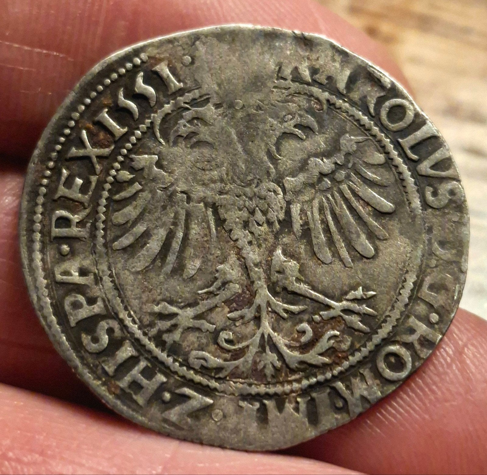 Vlieger of 4 stuiver 1551 graafschap Vlaanderen, Ophalen of Verzenden, Vóór koninkrijk, Overige waardes