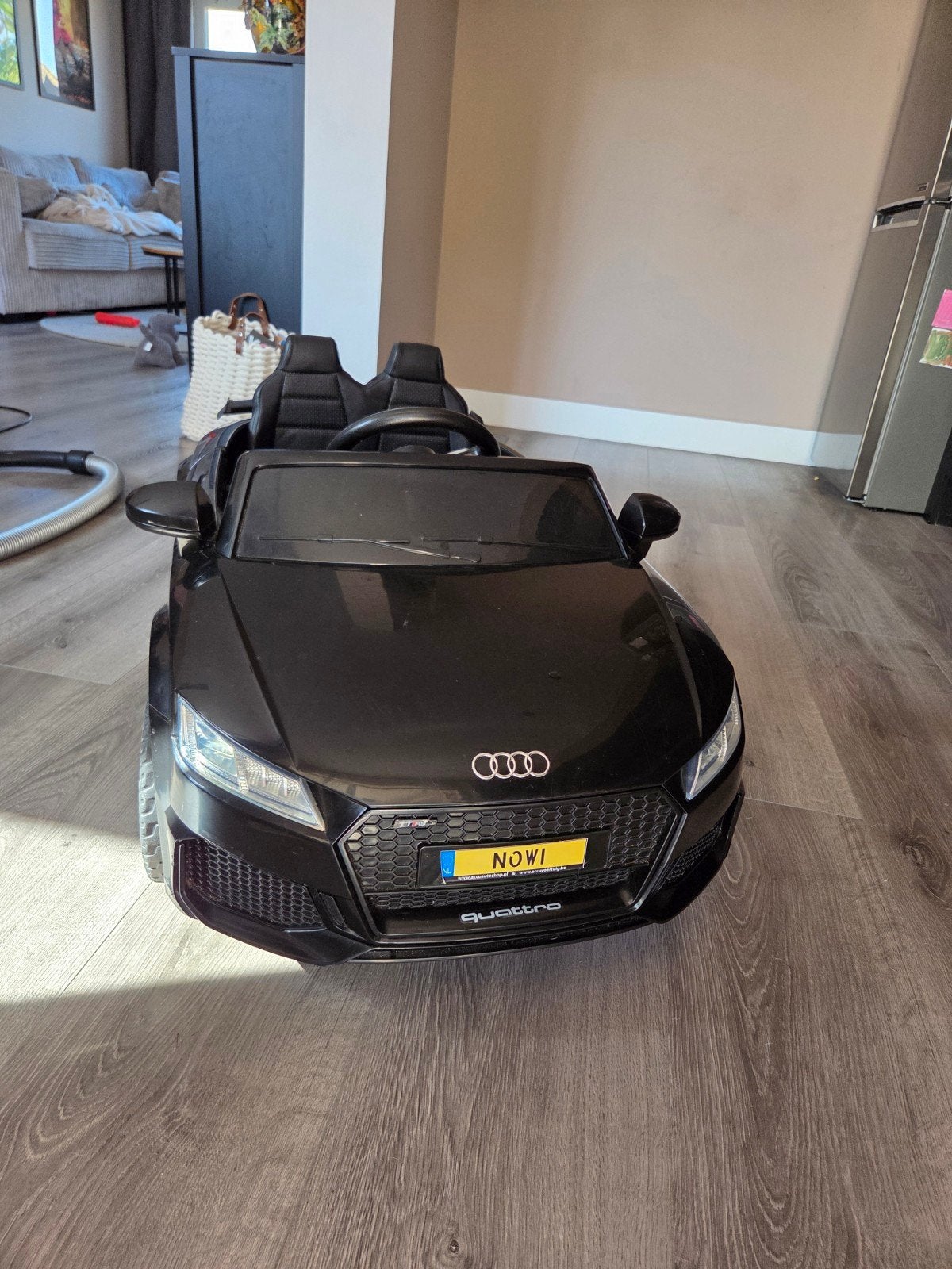 Elektrische kinderauto Audi TT RS zwart, Ophalen, Gebruikt, Overige typen