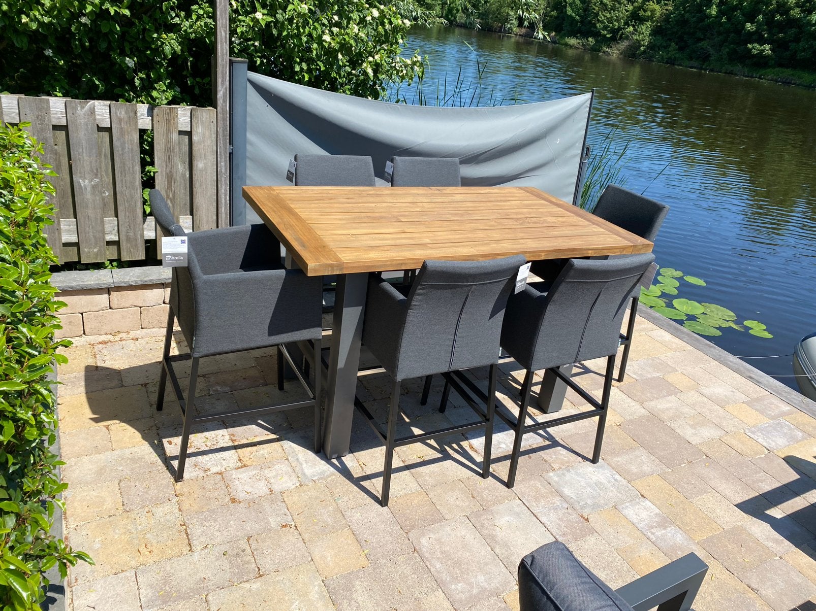 terrastegels 24m2 (zand creme geel kleur), Tuin en Terras, Tegels en Klinkers, Ophalen, Gebruikt, 10 m² of meer, Beton