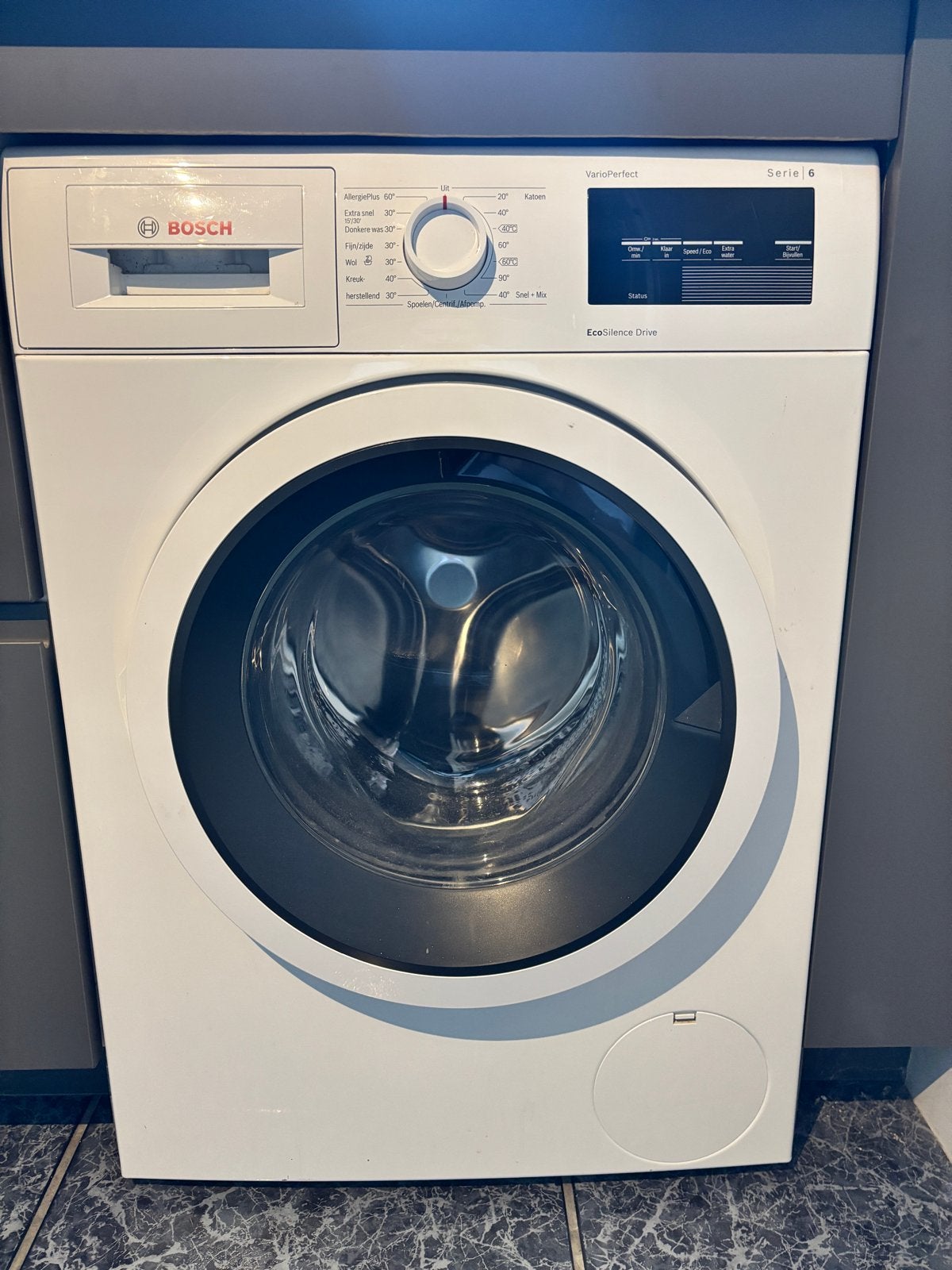 Bosch Serie 6 VarioPerfect Wasmachine EcoSilence Drive, Witgoed en Apparatuur, Wasmachines, Ophalen, Gebruikt, 85 tot 90 cm, 1200 tot 1600 toeren