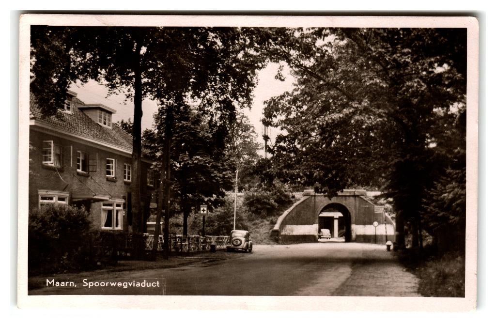 Maarn, Spoorwegviaduct, Verzenden, 1940 tot 1960, Gelopen, Utrecht