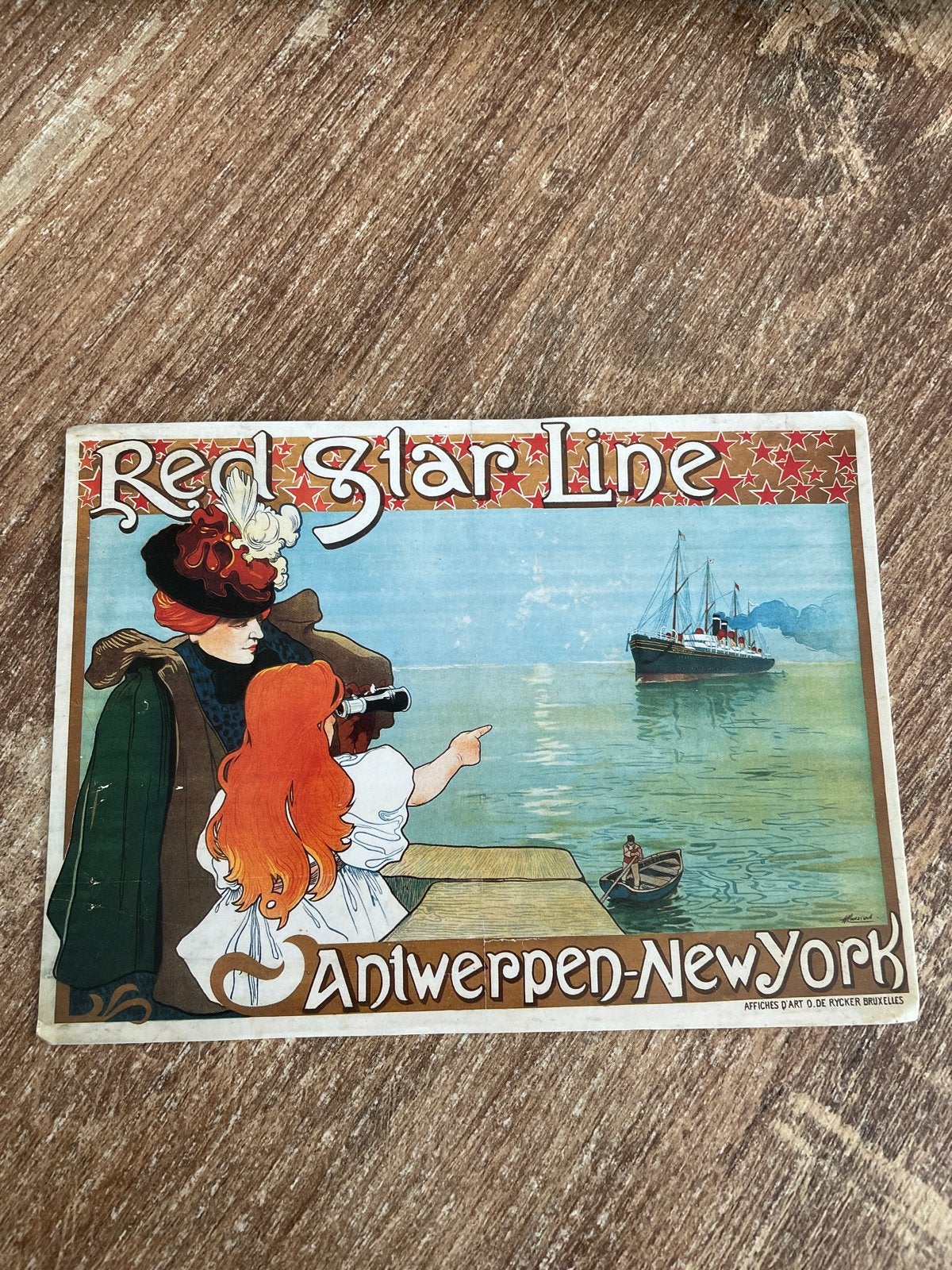 Red Star Line Antwerpen-New York Ansichtkaart, Ophalen of Verzenden, Ongelopen