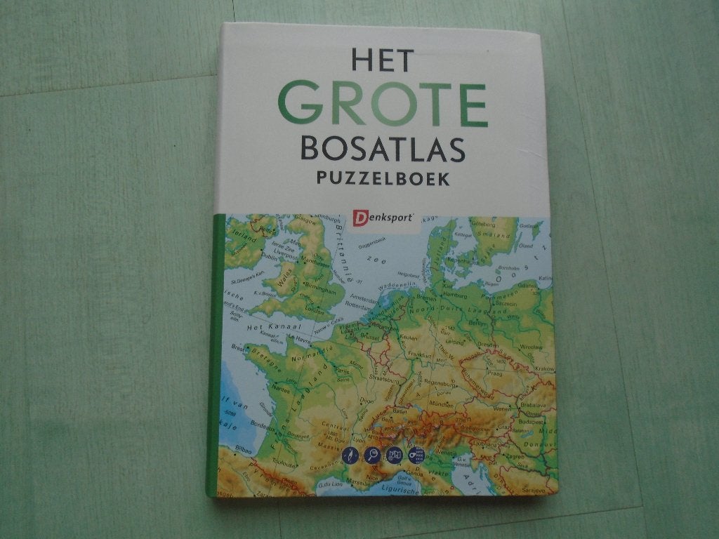 het grote bosatlas puzzelboek, Ophalen of Verzenden, Minder dan 500 stukjes, Nieuw