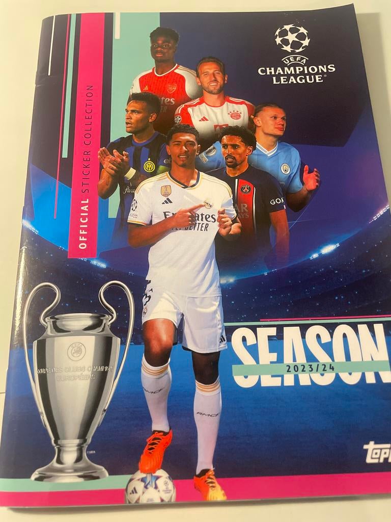 Topps Champions League 2023/2024 Stickerboek (leeg), Cd's en Dvd's, Alle leeftijden, Ophalen of Verzenden, Zo goed als nieuw