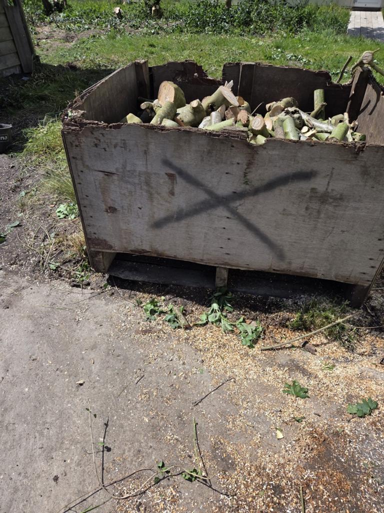 Kuubskist hout, Tuin en Terras, Minder dan 3 m³, Ophalen