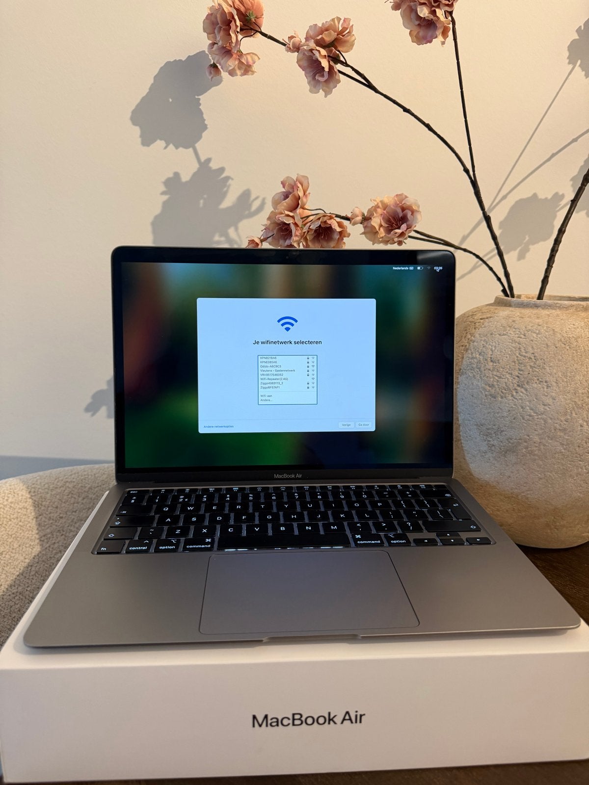 MacBook Air 2020, Computers en Software, Ophalen, 256 GB, Qwerty, 8 GB