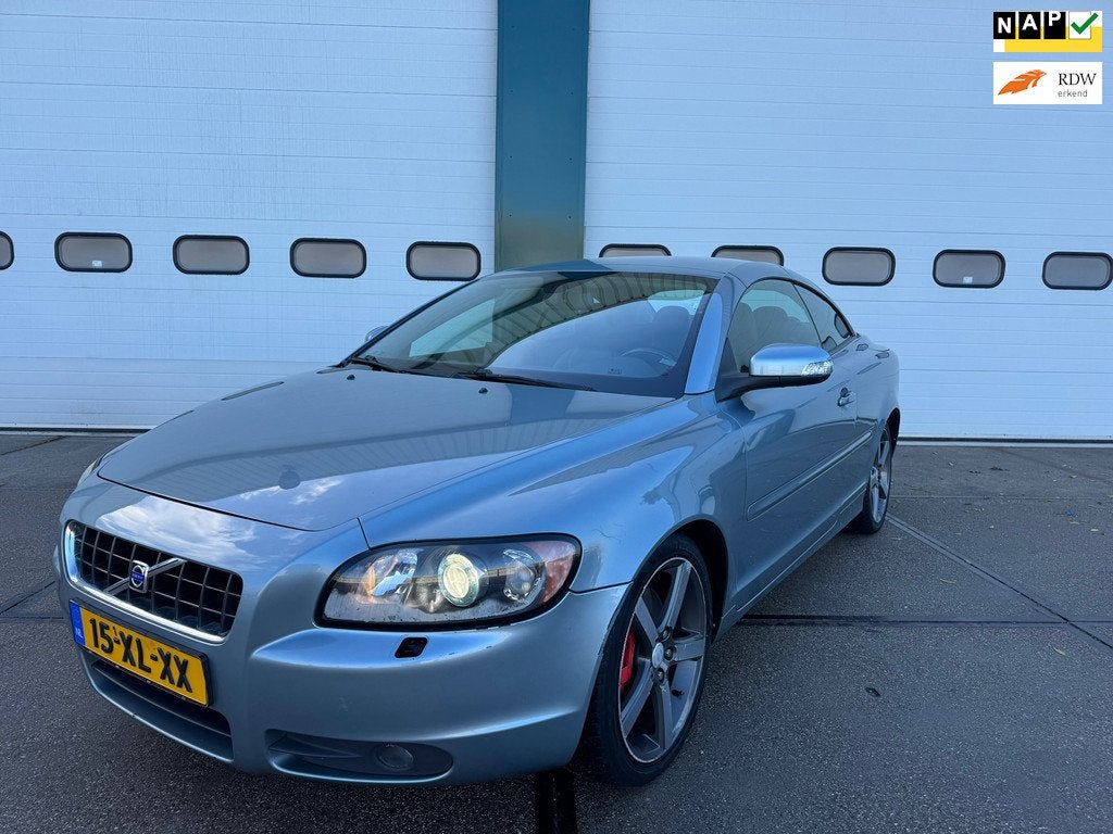 Volvo C70 Convertible 2.4i Summum Automaat ! Leder !, Auto's, Volvo, C70, Gebruikt, Zwart, Cabriolet