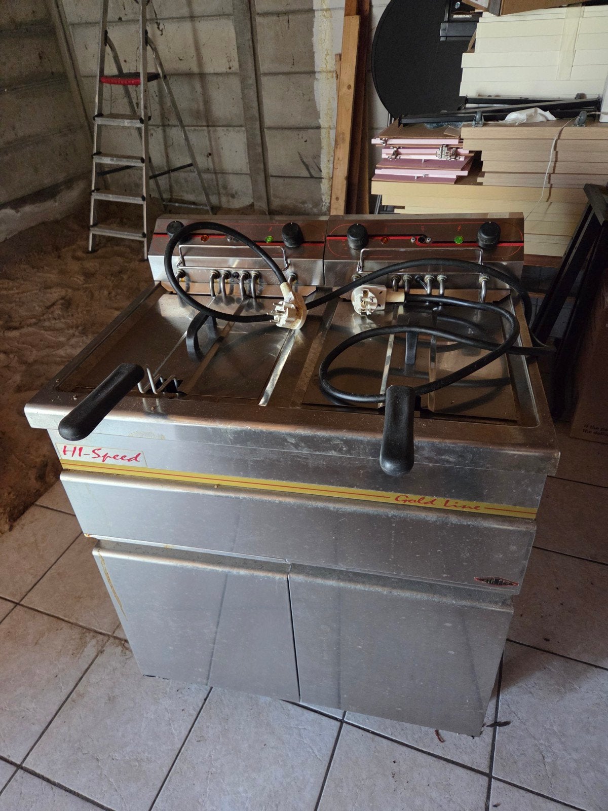 Stilfer hi-speed gold line CE-15 frituur machine, 4 liter of meer, Ophalen of Verzenden, Gebruikt, Duo-friteuse