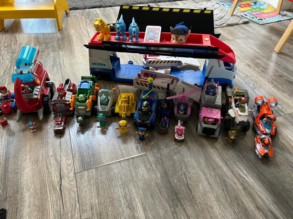 Paw patrol voertuigen, Ophalen, Gebruikt