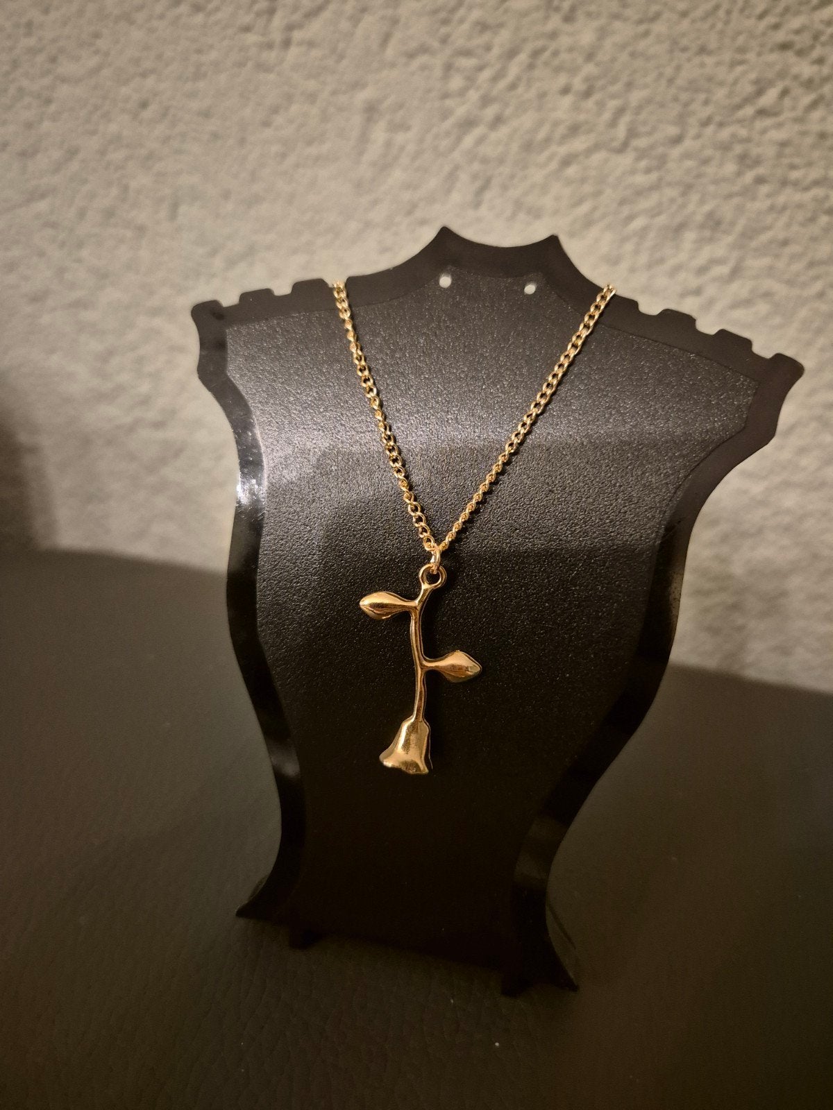 Ketting met roos (nieuw), Ophalen of Verzenden, Nieuw, Overige materialen, Met hanger