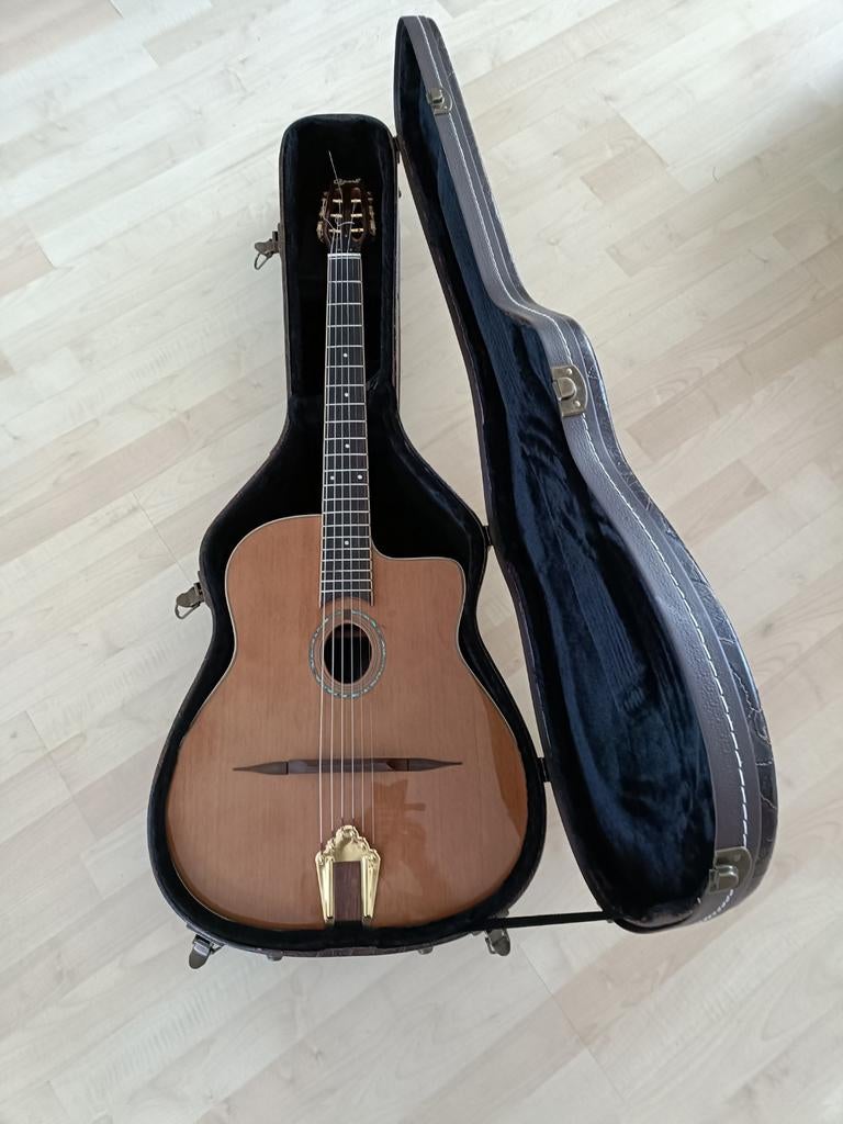 Gypsy Jazz Ozark met zeer mooie goede koffer, Ophalen, Gebruikt, Overige typen, Met koffer