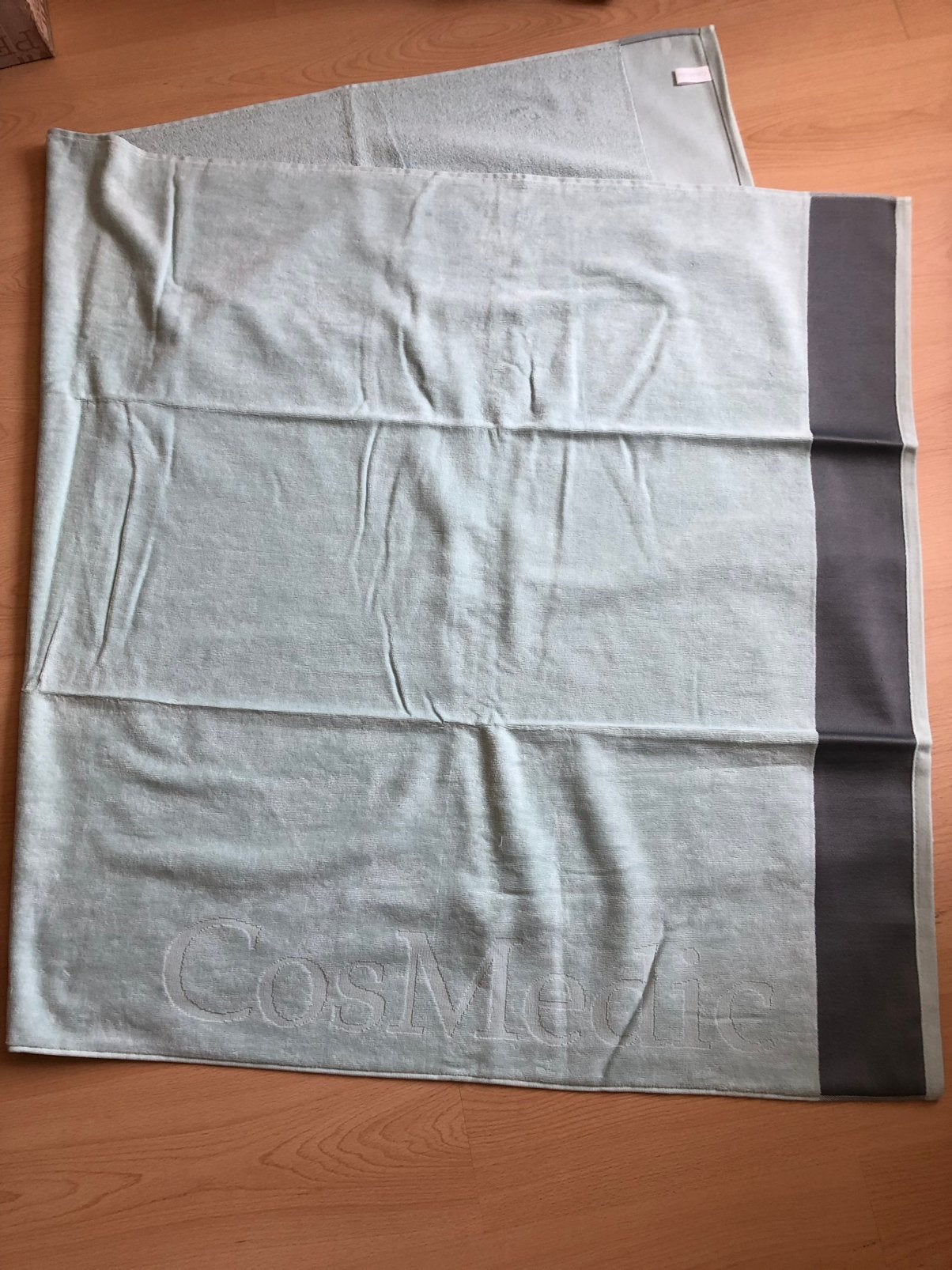 Nieuwe fleece badlakens handdoeken van 180 x 95 cm mint, Overige merken, Badlaken, Nieuw, Ophalen of Verzenden