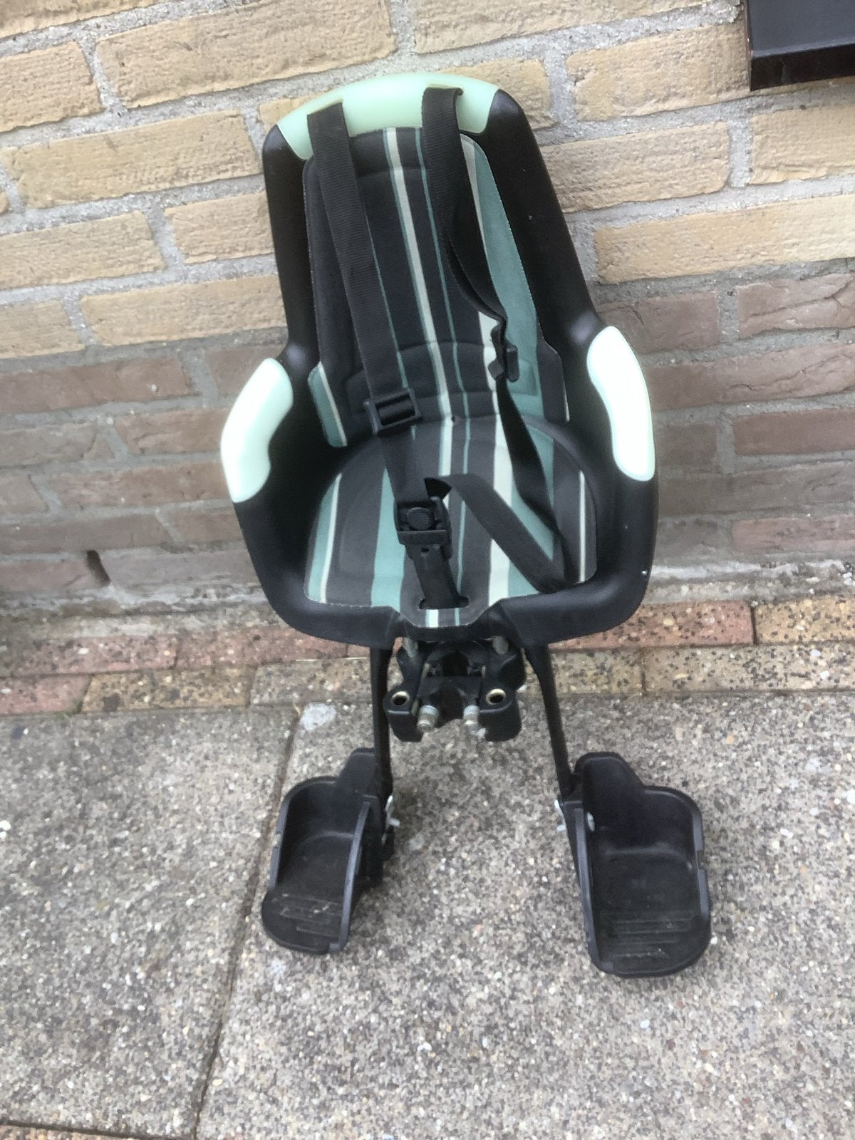 Bobike fietszitje voor voorop de fiets, Ophalen, Gebruikt, Voorzitje, Voetsteuntjes