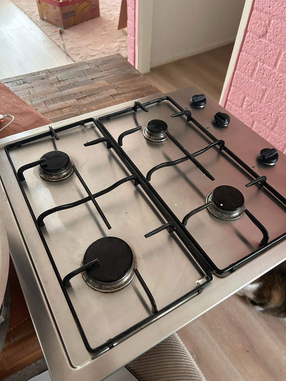 Gaskookplaat Pelgrim, Witgoed en Apparatuur, Kookplaten, Ophalen, -, -, 4 kookzones