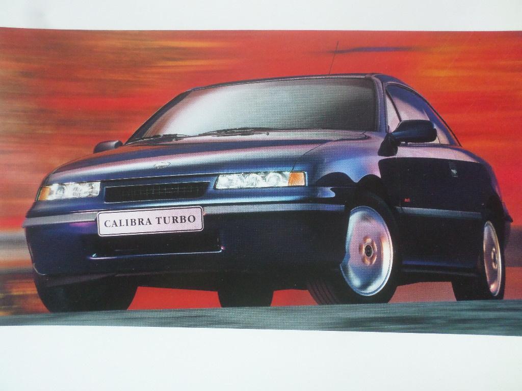 Opel Calibra Turbo Brochure, Ophalen of Verzenden, Zo goed als nieuw, Opel