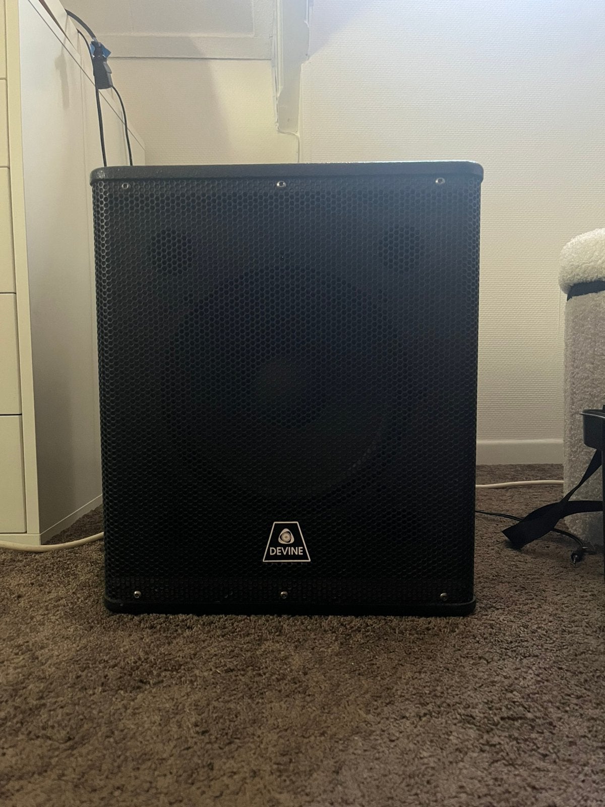 Devine sxa10 actieve subwoofer, Ophalen, Zo goed als nieuw, Subwoofer, Overige merken