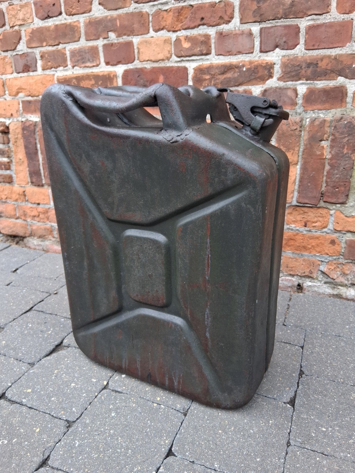 Duitse elite jerrycan Sandrik!, Verzamelen, Militaria | Tweede Wereldoorlog, Ophalen of Verzenden, Duitsland