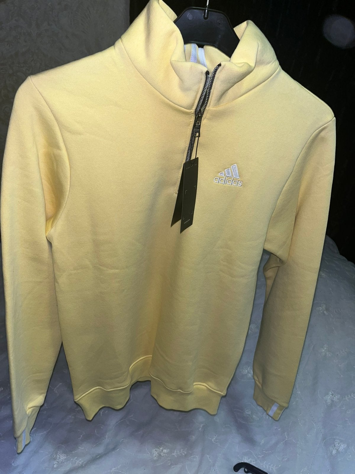 Nieuw Adidas Trui met Rits - Maat XXL, Ophalen of Verzenden, Nieuw, Overige maten, Geel