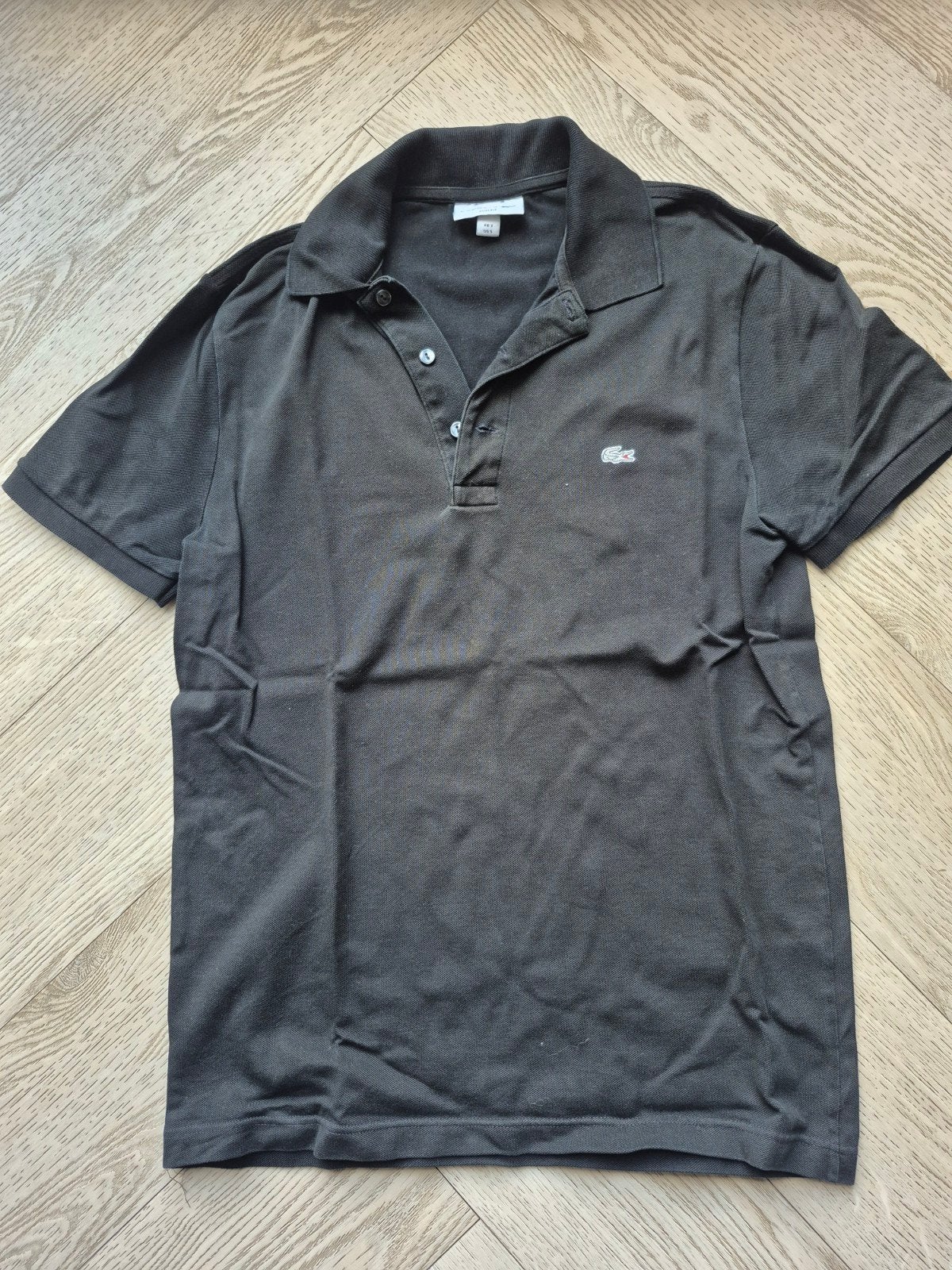 Lacoste Slim Fit Polo Zwart Maat S, Ophalen of Verzenden