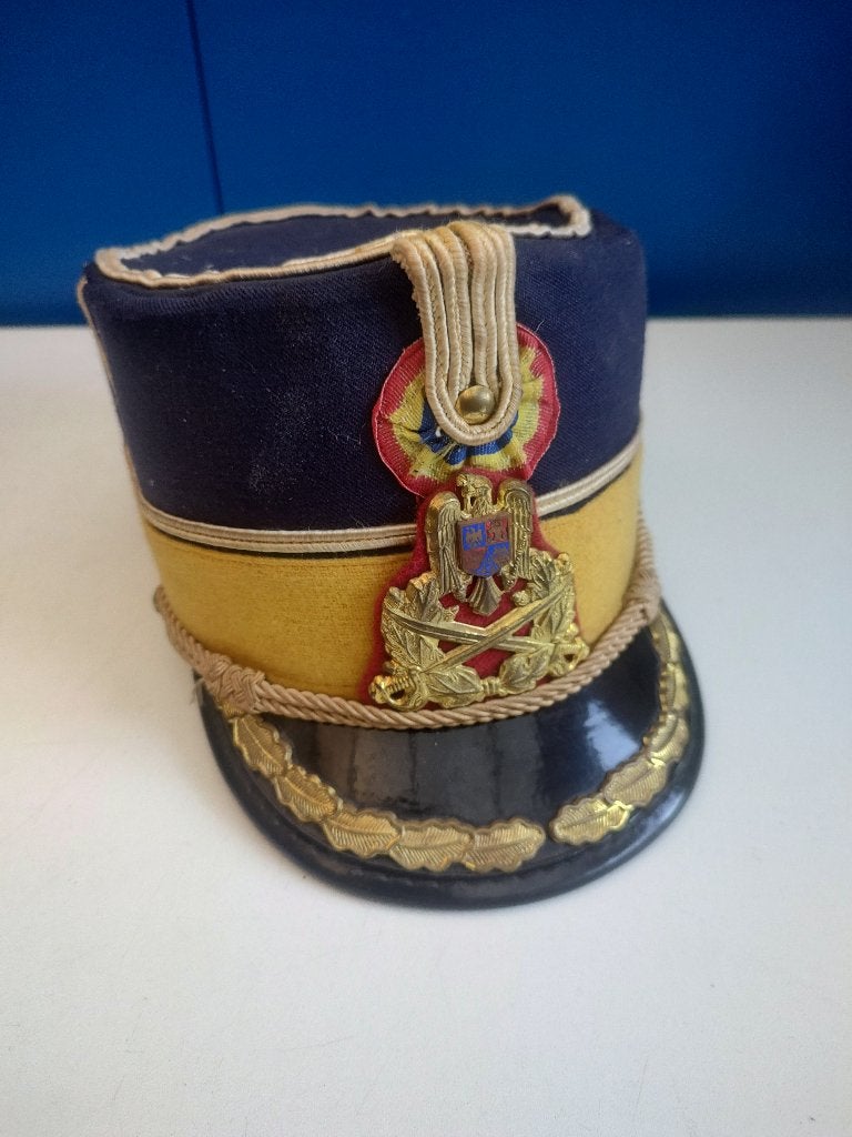Shako Officier Roemeense Garde, Verzenden, Landmacht, Nederland, Embleem of Badge