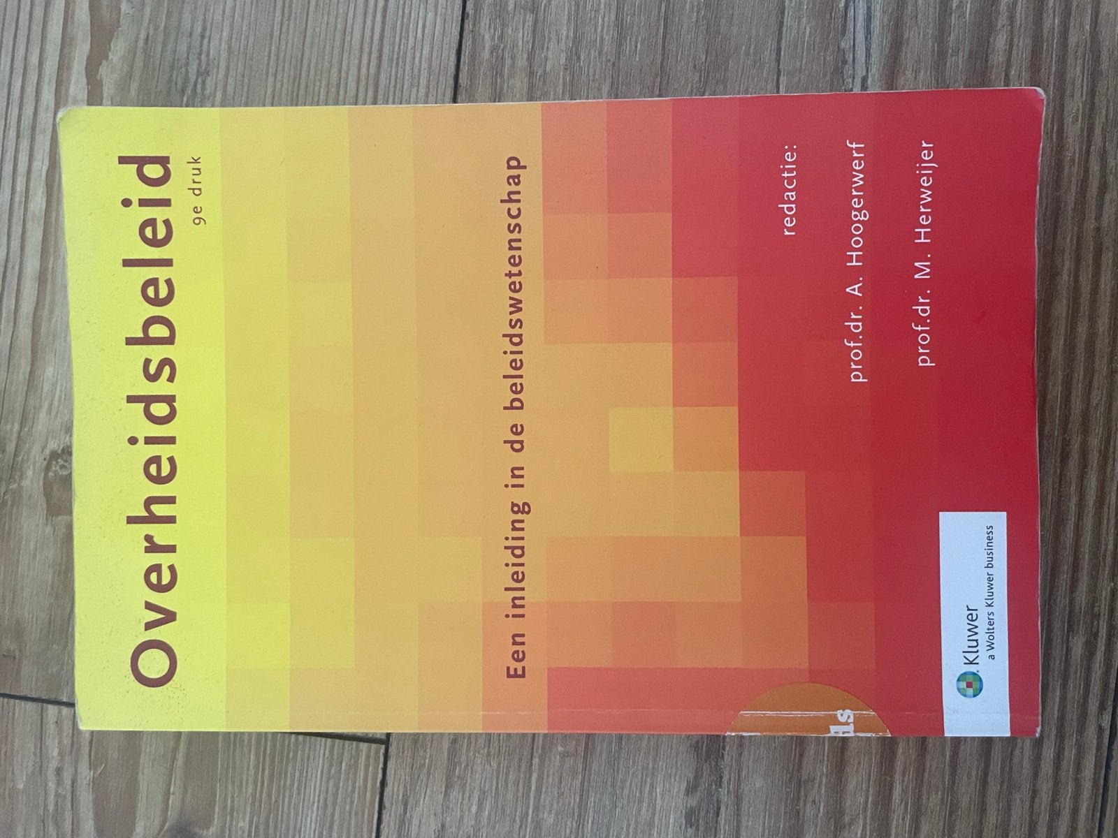 Overheidsbeleid - Een inleiding in de beleidswetenschap, Ophalen of Verzenden, Gamma, Zo goed als nieuw, HBO