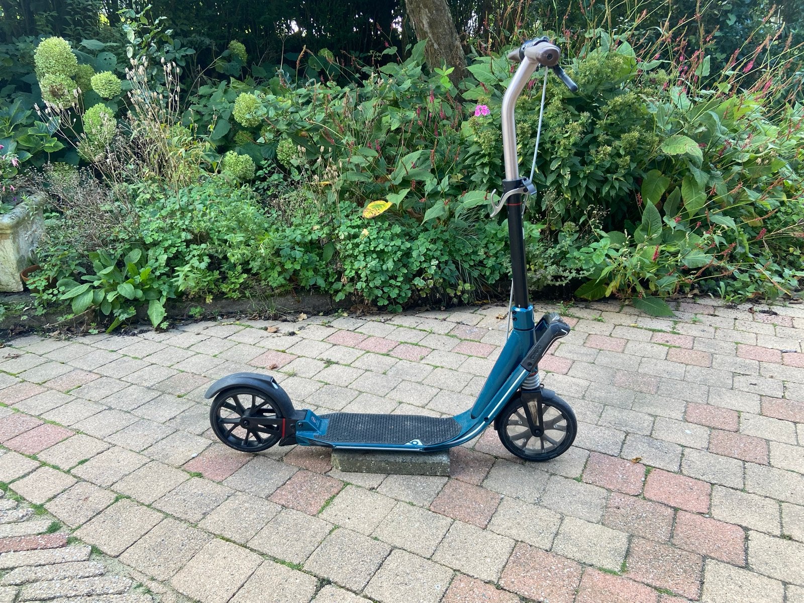 Decathlon Oxelo Town 9EF V2 Step Petrol Blauw, Fietsen en Brommers, Ophalen, Gebruikt, Gewone step