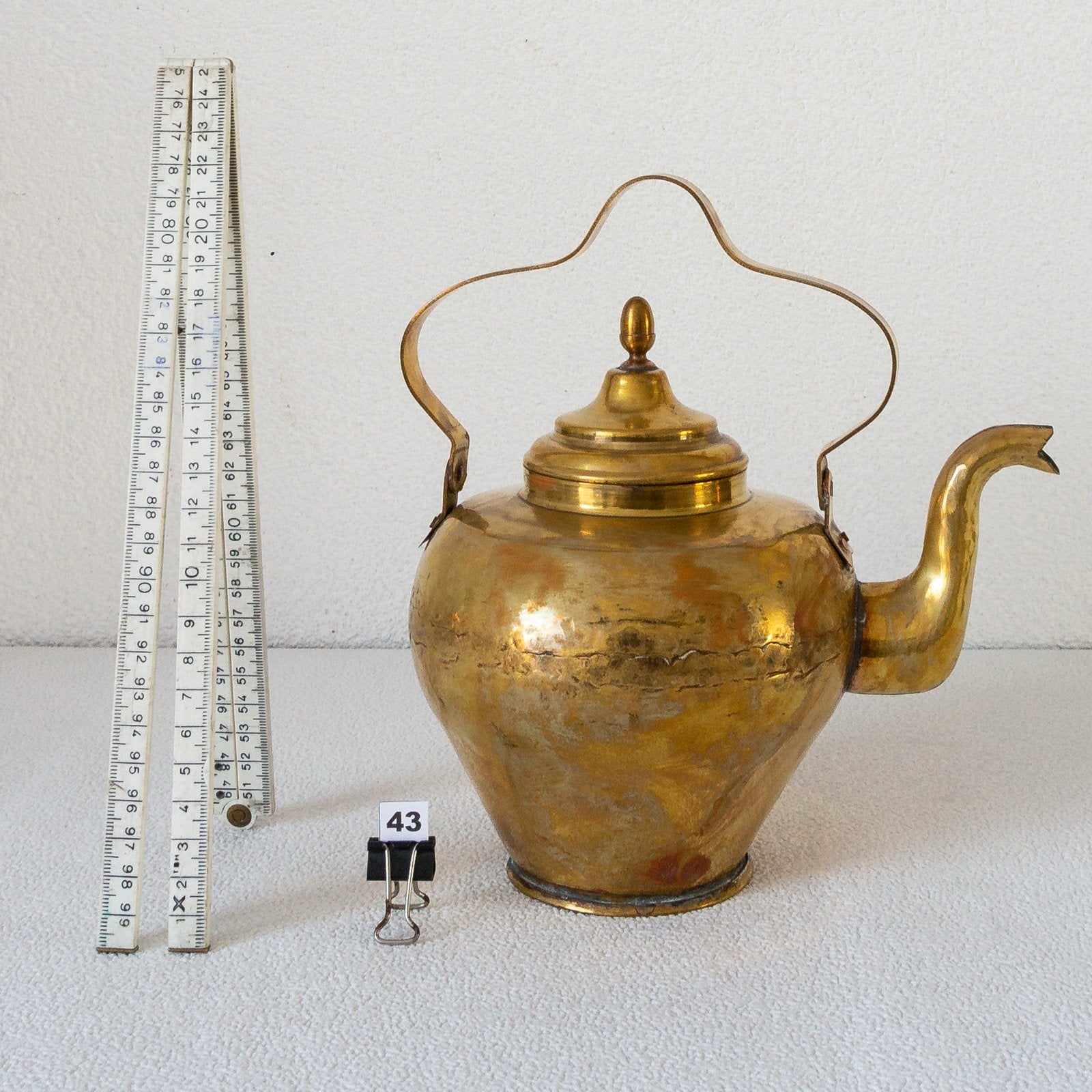 Antieke koperen theepot / waterketel, Ophalen, Koper