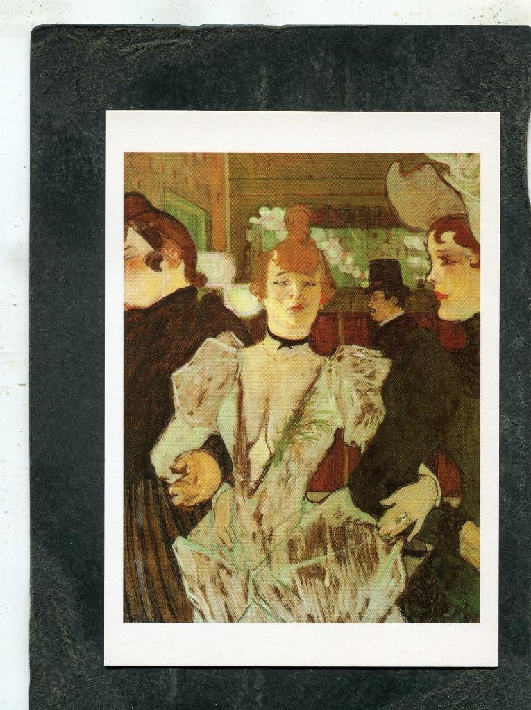 Ansicht H. Toulouse Lautrec - La Goulue entrant au Moulin, Verzenden, 1980 tot heden, Ongelopen
