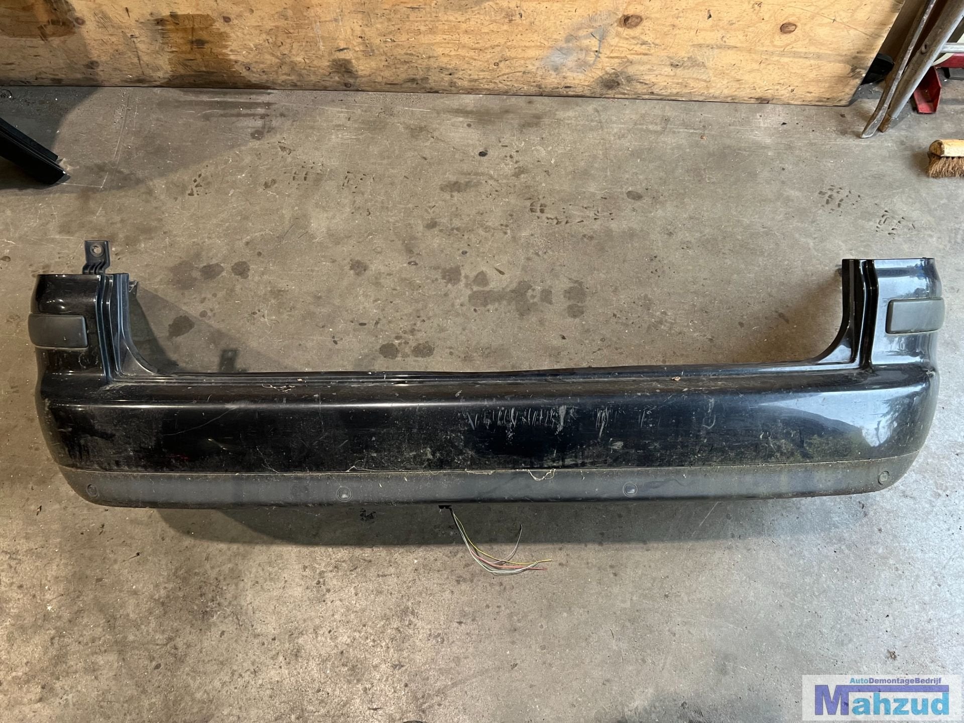 VW Sharan 1.9 TDI Zwart achterbumper 1998-2010, Gebruikt, Volkswagen, Volkswagen AG, Bumper