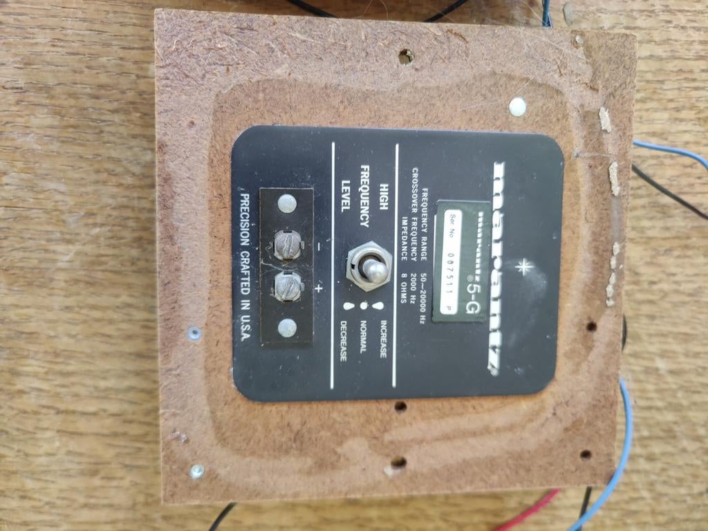 Marantz 5-G Crossover Set (2 stuks), Audio, Tv en Foto, Luidsprekers, Overige merken, Gebruikt, Overige typen, Ophalen of Verzenden