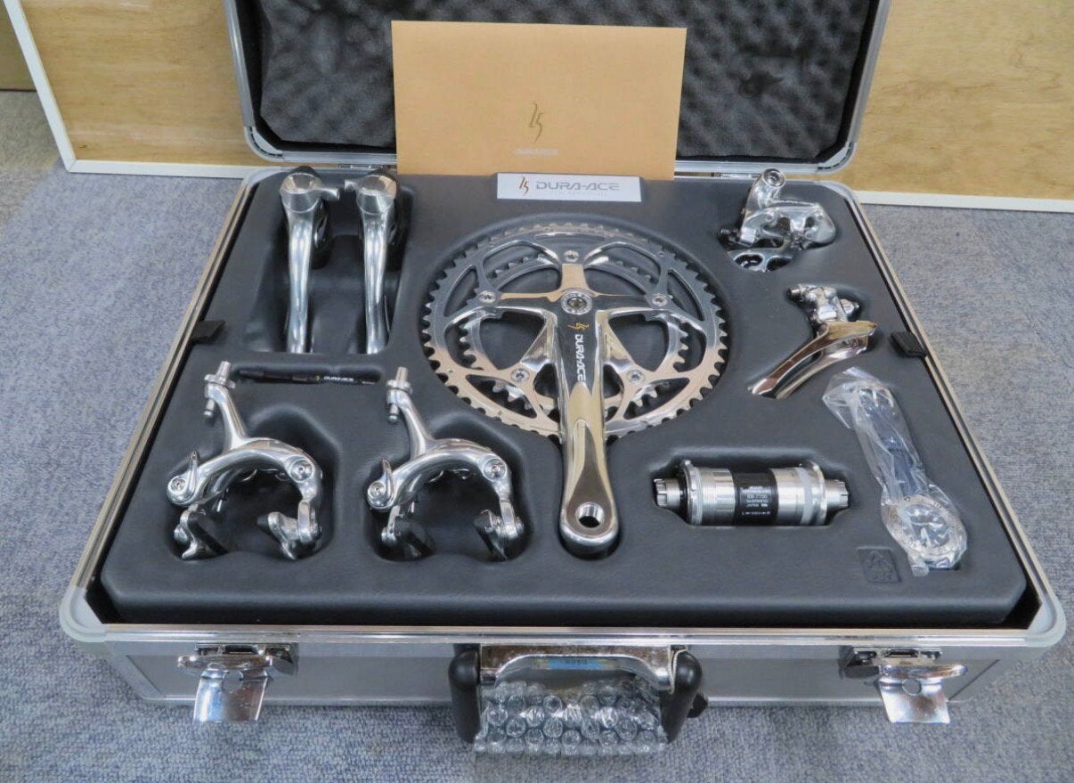 Shimano Dura-Ace 25th Anniversary 7700 2x9 complete groepset, Overige materialen, Overige typen, Ophalen of Verzenden, Zo goed als nieuw